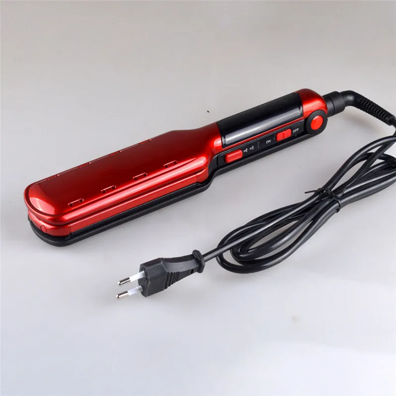 

Dry And Wet Dual use 3 in 1 Straight Hair Curler Multi-Function Straight Hair Stick/Roll Straight Dual-use Corn Curler Red