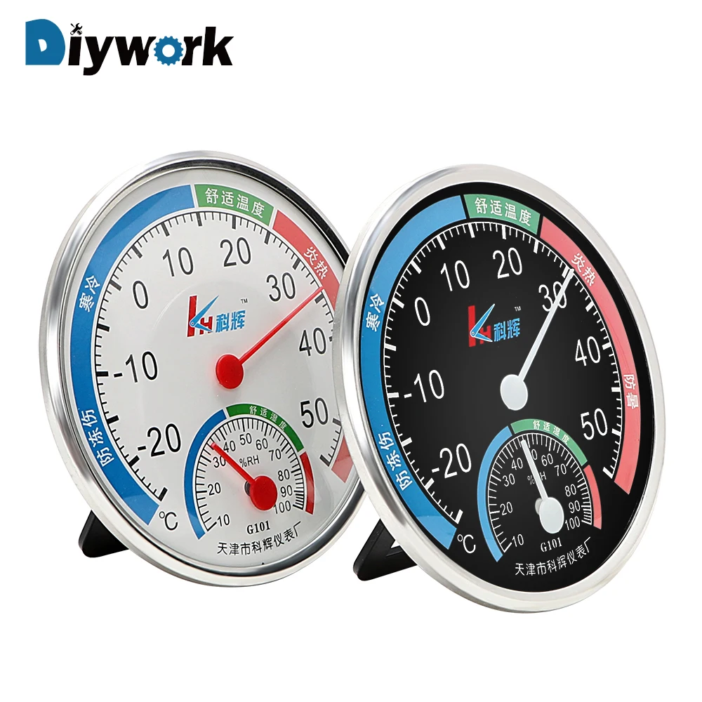 

DIYWORK Pointer Type Thermometer Hygrometer Household Centigrade Analog Temperature Humidity Monitor Meter High Precision