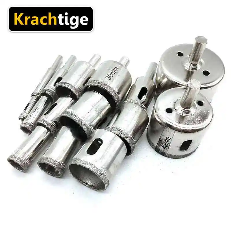 Krachtige 15pcs Diamond Coated Drill Bit Set Tile Marble Glass Ceramic