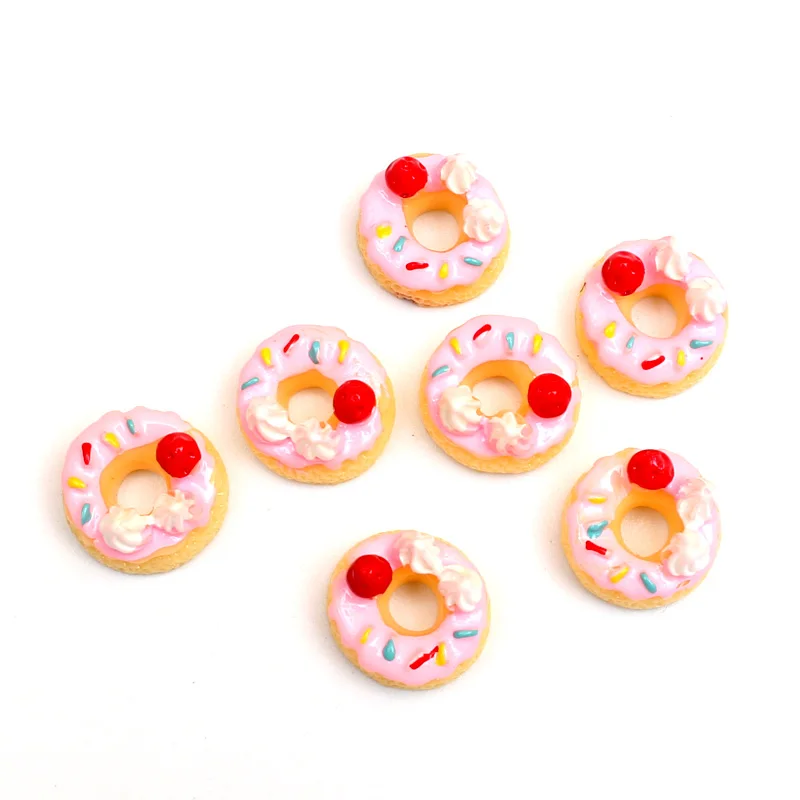 

LF 20Pcs Mixed 15mm Round Cake Resin Cabochon Flatback Decoration Crafts Embellishments For Scrapbooking Diy Accessories