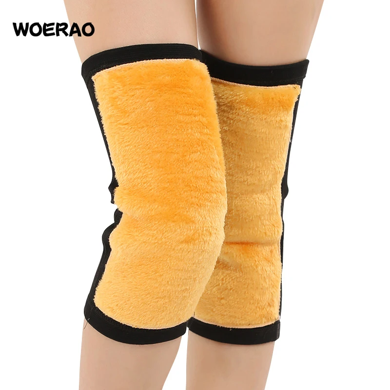 

Knee Pads 1 Pair Unisex Adult Fitness Training Knee Pads Plush Filling Warm Comfortable Knee Support for Gym Bodybuilding