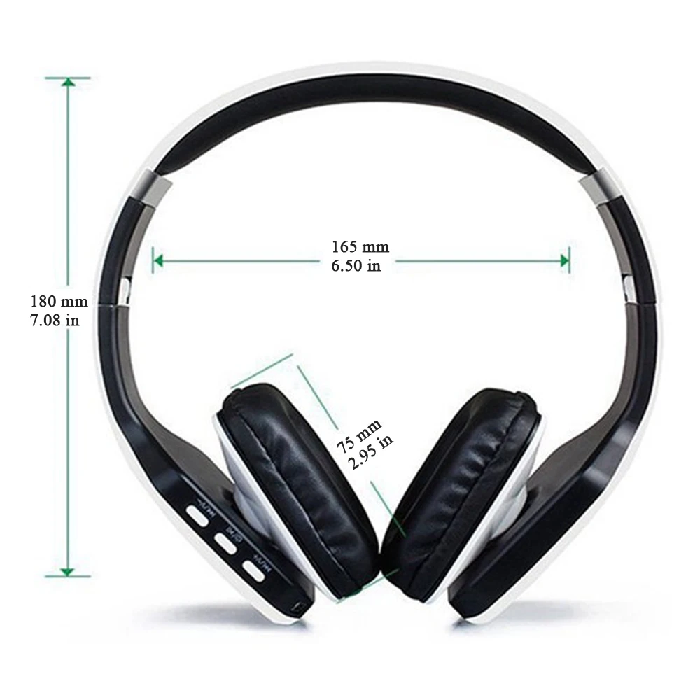 TORTOYO S650 беспроводные наушники Bluetooth гарнитура стерео с микрофоном LED FM радио для