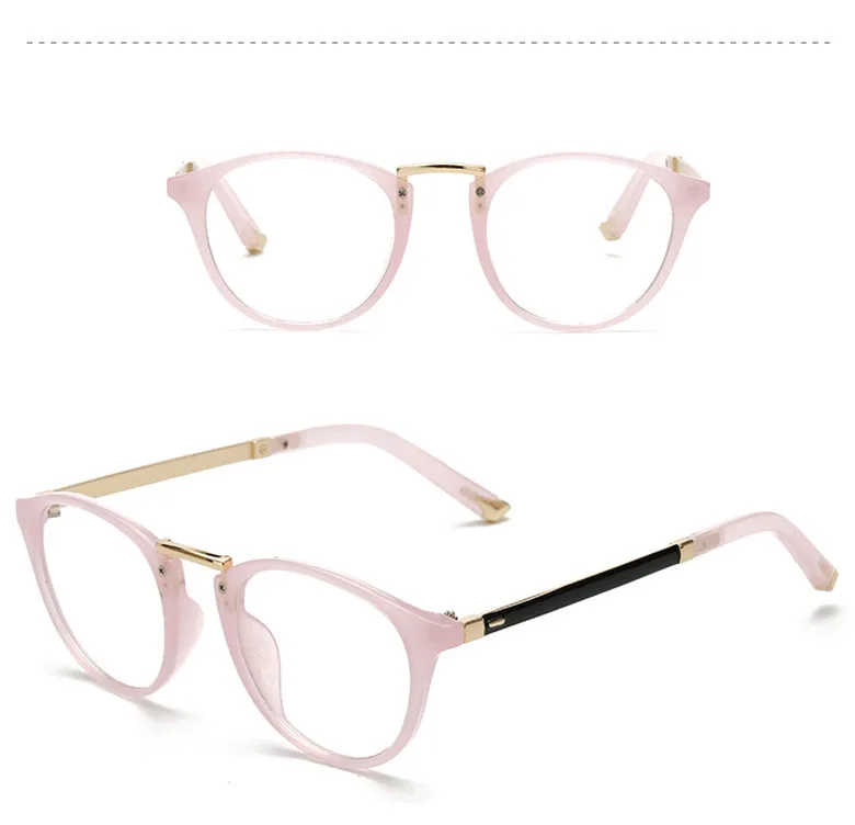 LONSY, новинка, розовые очки, оптические, брендовые, круглые очки, оправа, прозрачные линзы, модные, оправа для глаз, для женщин, oculos de grau CJ2204