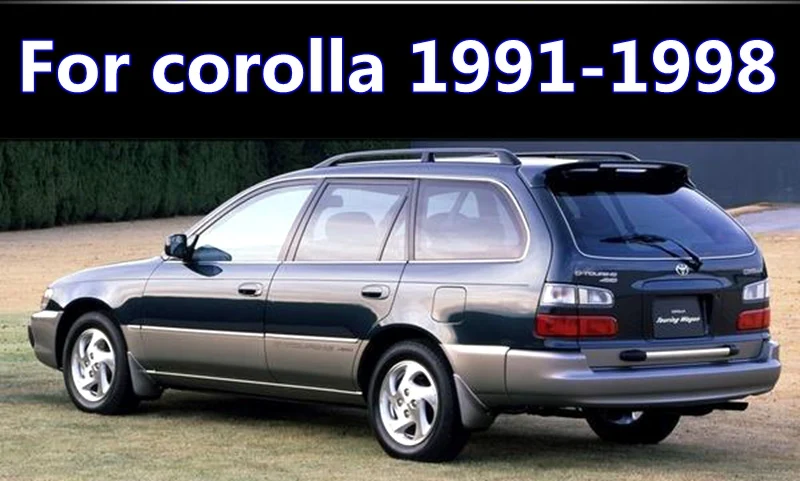 Для TOYOTA corolla хэтчбек спойлер 1991-1998 Высокое качество ABS Материал заднее крыло праймер цвет задний спойлер