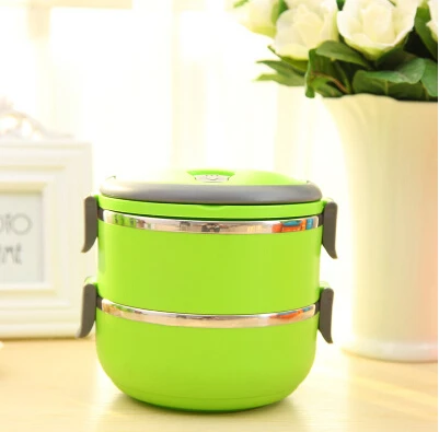 

Homio Double Layer Stainless Steel Vacuum Kids 1.4L Keep Warm Food Container For School Office Bento Box 2014 new