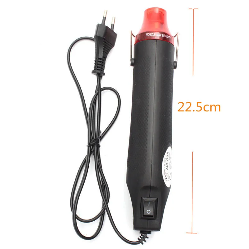 ALLSOME 220 V 300 W пистолет горячего воздуха для DIY с помощью электрического фена волос