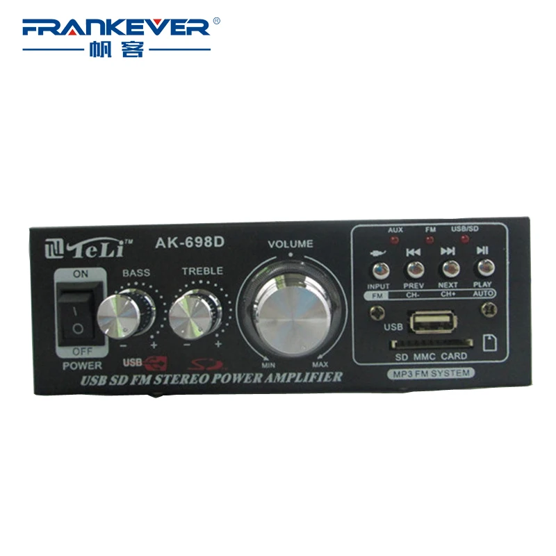 FREE SHIPPING USB SD DC12V AC 220V Audio Hi Fi font b Amplifier b font Stereo
