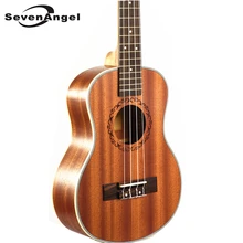 SevenAngel бренд 2" Укулеле мини Гавайская гитара палисандр гриф 4 строки из красного дерева Электрический Укулеле с Пикап EQ Уке