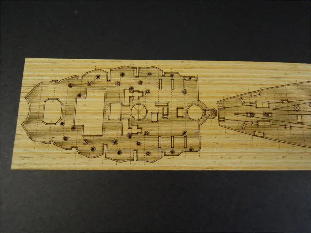 ARTWOX 05771 военных кораблей Американского 1941 Вирджиния Трубач wood deck AW20130