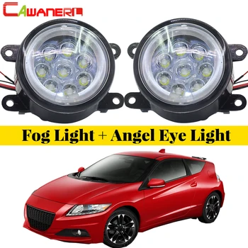 Cawanerl For 2013 2014 2015 Honda CR-Z CRZ Car LED Lamp Fog Light Angel Eye DRL Daytime Running Light 12V High Bright 1 Pair Cawanerl For 2013 2014 2015 Honda CR-Z CRZ Car LED Lamp Fog Light Angel Eye DRL Daytime Running Light 12V High Bright 1 Pair