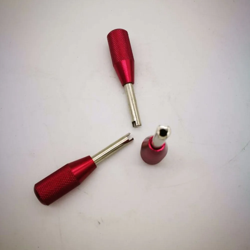 Auto Truck AC Tire Tyre Valve Dual End Installer removal tool tire valve stem puller R12 R134a Wrench Spanner Repair Tool