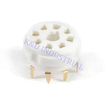 

5pcs Ceramic Gold Plated pin Octal Vacuum Tube Socket 8Pin EL34 6550 KT88 KT66 6SN7 5U4G 6CA7 6L6 Valve Base