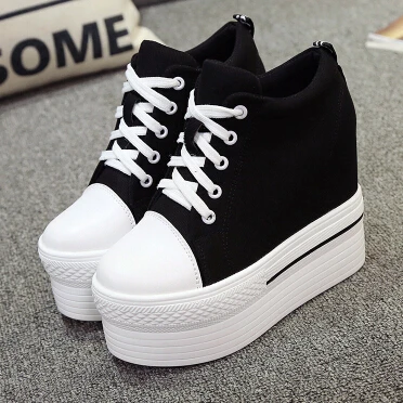 8 cm 12 cm Dikke Zolen Muffin Canvas Schoenen Vrouwen Plateauzolen Kant  Fashion Casual Basic Modellen Literaire witte Platte schoenen|fashion flat  shoes|flat shoesflat shoes fashion - AliExpress
