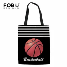 FORUDESIGNS/мужские и женские льняные сумки-тоут с 3D принтом в виде шаров, экологичные сумки для покупок, женские повседневные школьные сумки для хранения