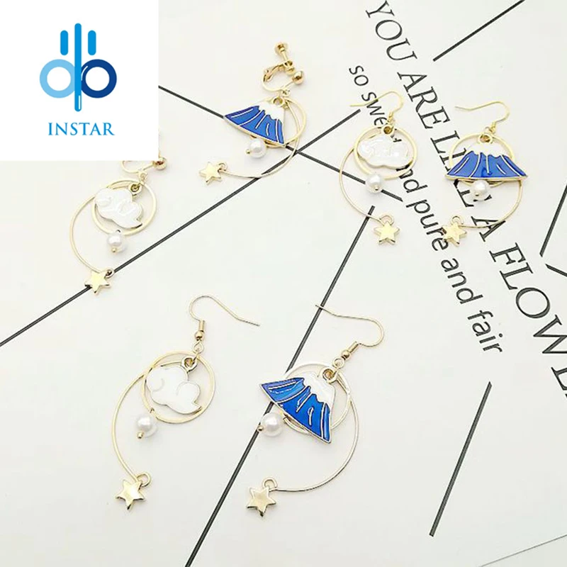 Модные серьги для женщин букле D'oreille Femme 2019 море дельфины Асимметричная длинная бахрома женские популярные серьги для