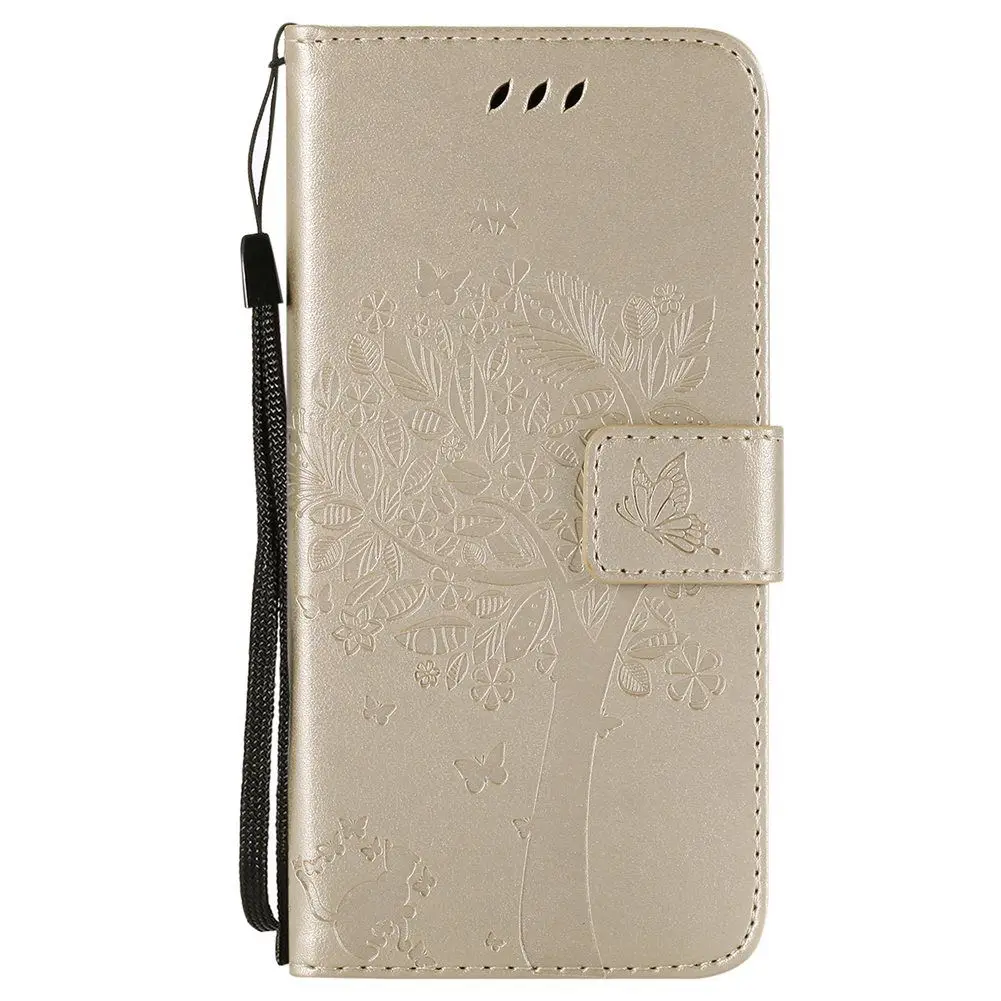 MuTouNiao розовый кожаный флип чехол для Sony Xperia C5 E4 E5 E6 L1 L2 M2 M4 M5 Z3 Z4 Z5 XZ компактный премиум-класса - Цвет: Gold