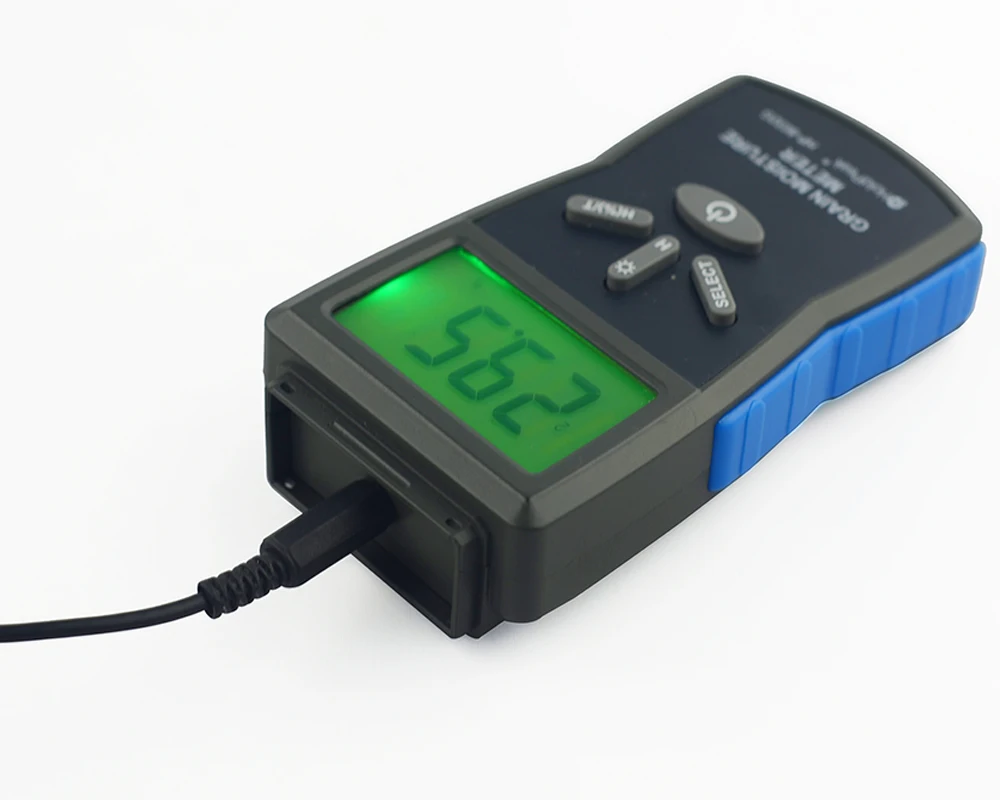 HoldPeak HP-8032G цифровой дисплей измеритель влажности зерна 2~ 30% тестер влажности детектор влажности древесины портативный измеритель влажности древесины