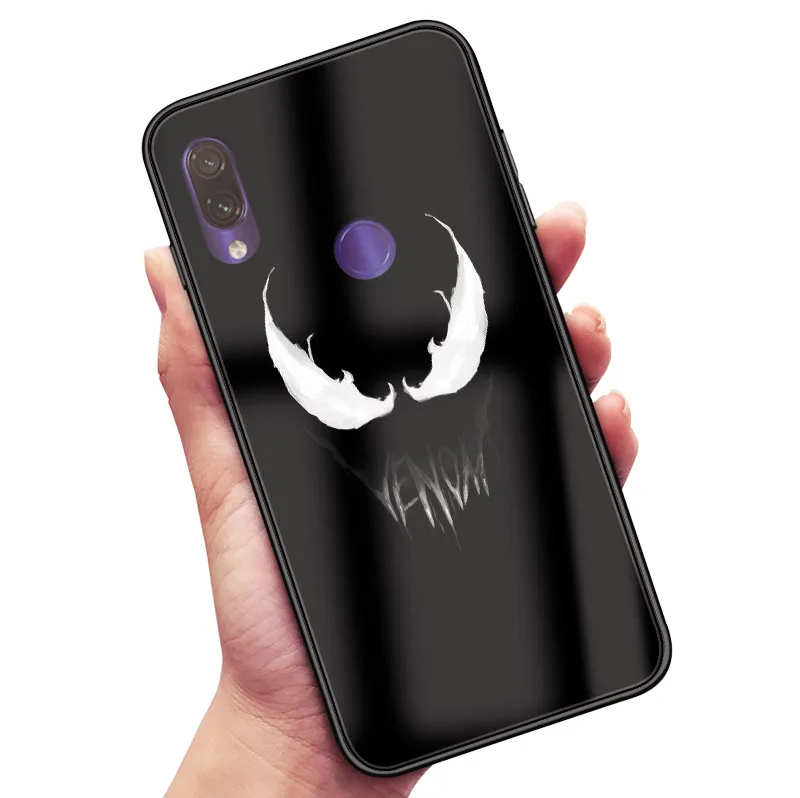 Venom Marvel mcu чехол для телефона оболочка мягкая силиконовая стеклянная крышка для Xiaomi mi 8 9 SE mi x 2 2s 3 Red mi Note 5 6 7 8 Pro - Цвет: AE 1689