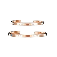 ZMZY кристалл элегантный браслет для женщин из нержавеющей стали манжеты браслеты и браслет женский подарок на день Святого Валентина 3 цвета