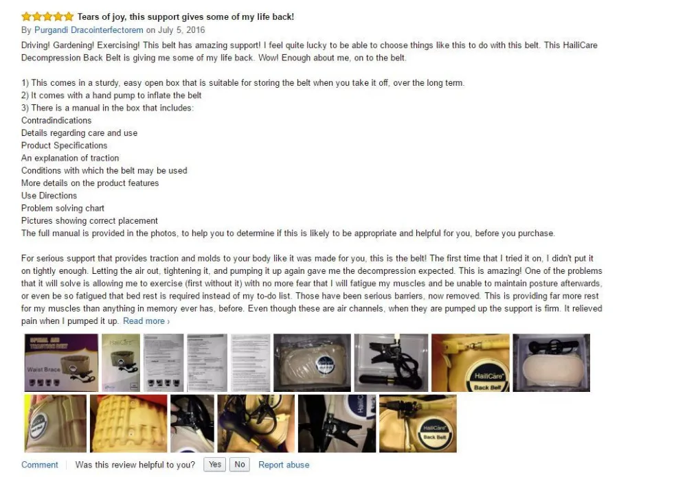 customer review