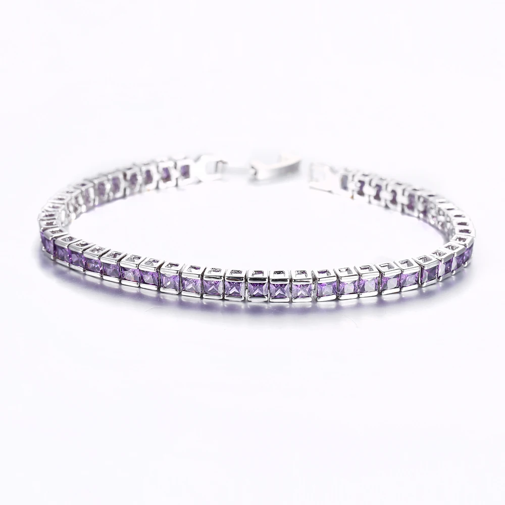 

Julie Elegant Blue Bracelet for women AAA Cubic Zircon Fashion Charm Bracelets Bangles Luxury Bride Fashion Jewelry