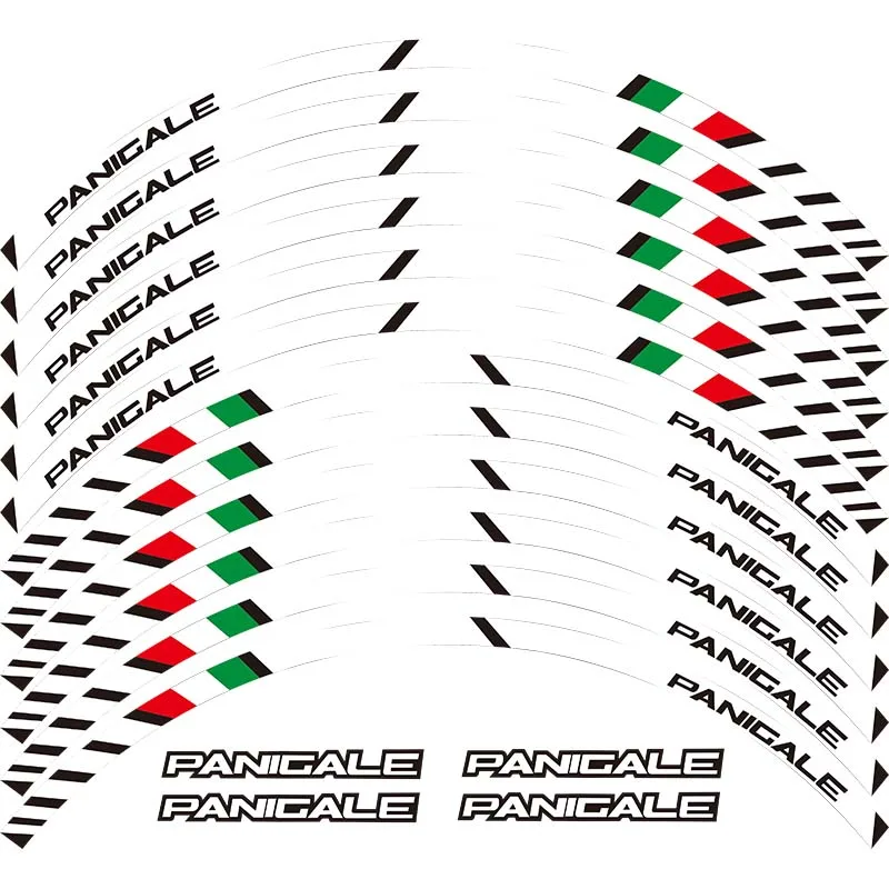 12 X толстый край внешний обод стикеры колеса в полоску наклейки FIT DUCATI 1299 PANIGALE S 959 PANIGALE