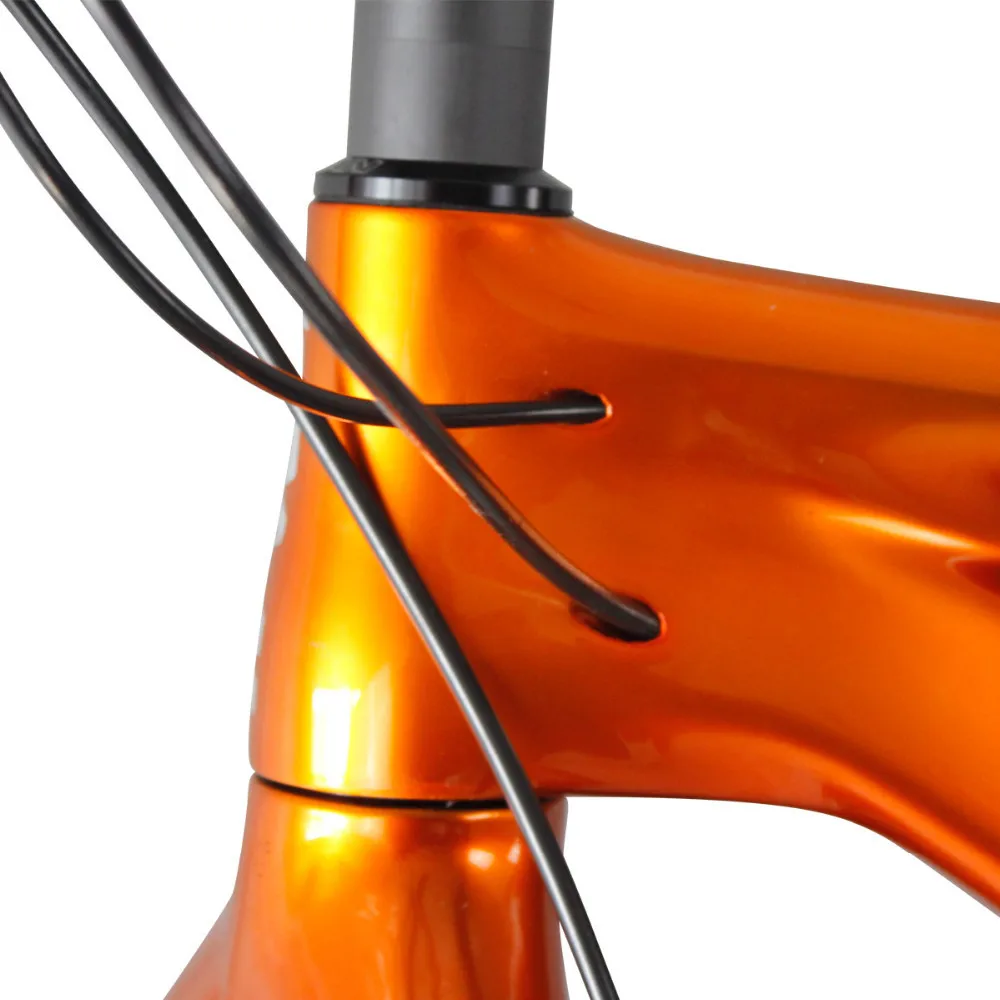 Excellent ICANBikes carbon complete bicycle Golden color popular fulling snow bike fatbike wheels and frameset 7