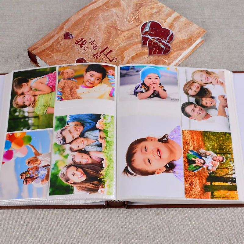 400 Pockets Interleaf Big High Capacity Photo Album Wedding Baby Photo Album For 5 6 7 Inch