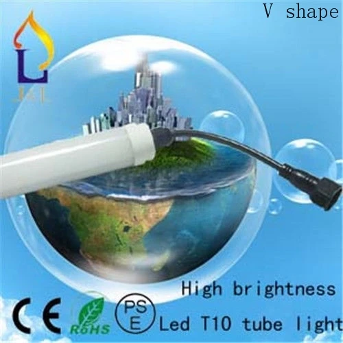 T10 LED Light Tube 24 Вт/30 Вт/40 Вт/48 Вт светодиодные трубки, лампы SMD2835 высокое яркость с водонепроницаемый разъем IP65 освещения 15 шт./лот