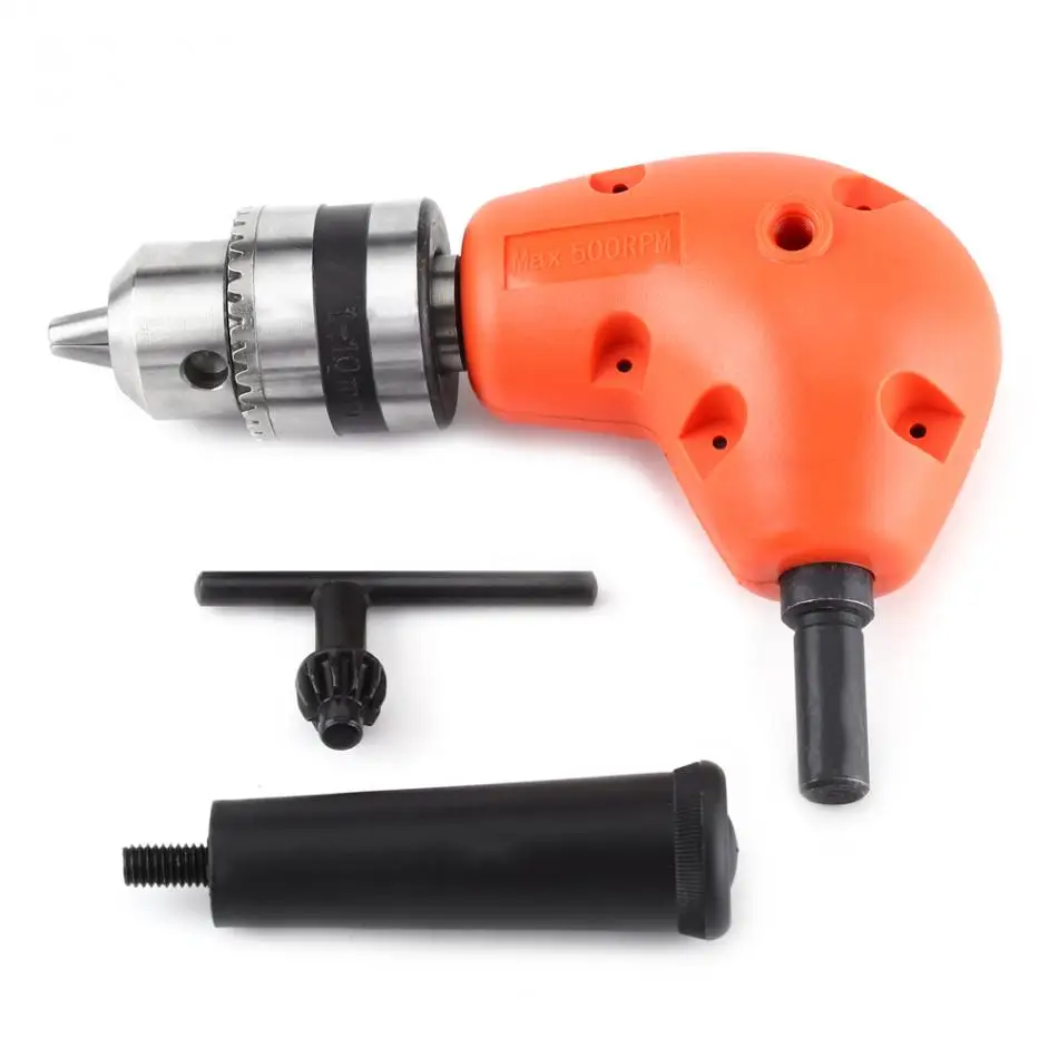 Right Angle Drill Attachment Extension Adapter 90 Degree Electric Drill