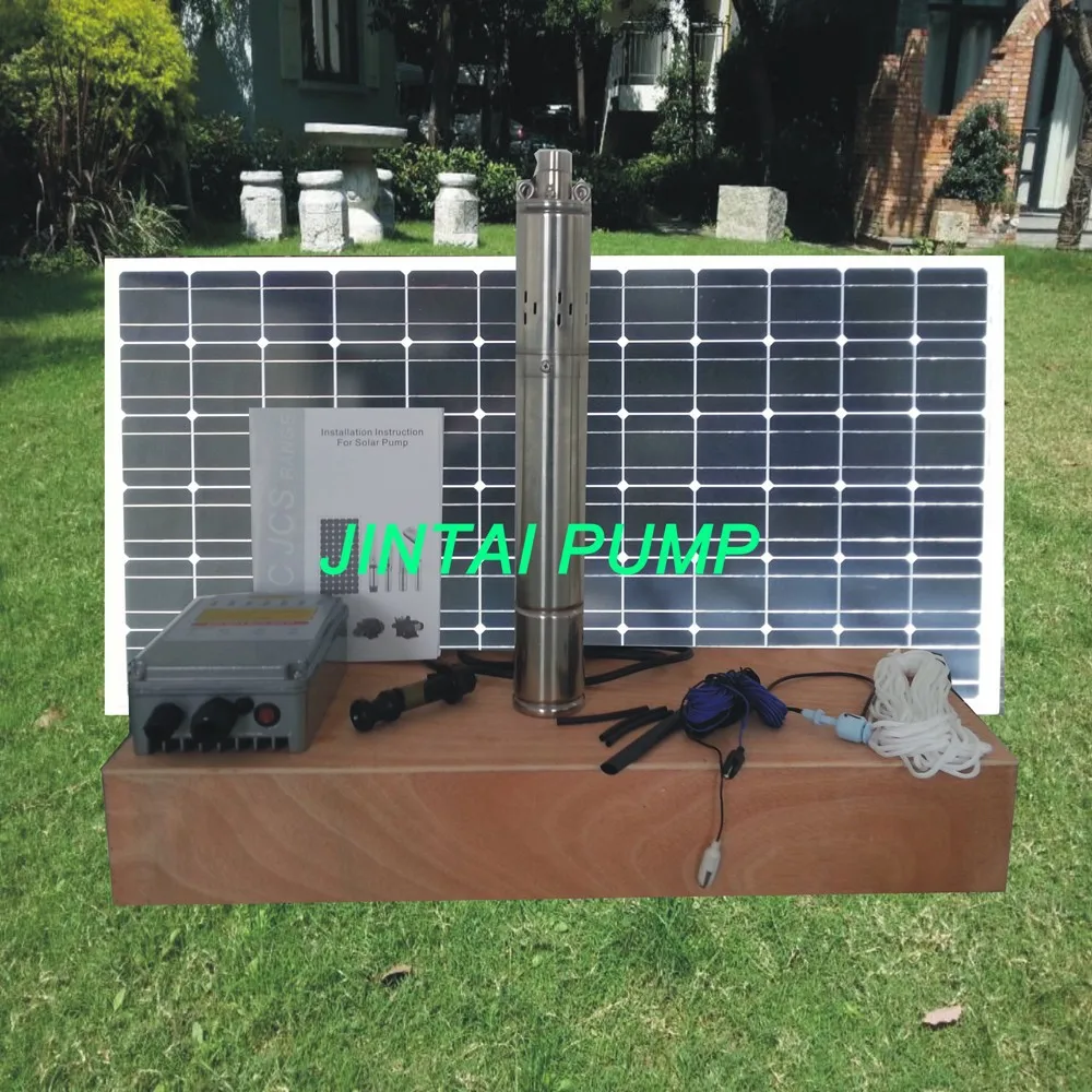 2 года гарантии на солнечных батареях водяные насосы постоянного тока, комплект солнечных батарей для дома, 24 V погружной насос, Модель: JS3-1.3-50