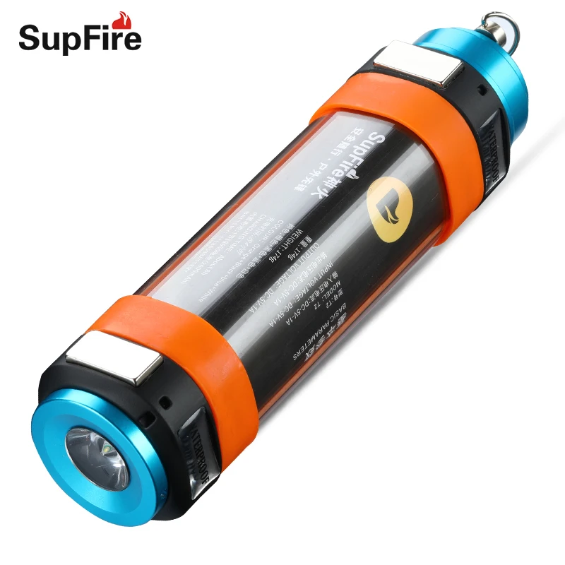 Отдых на природе света работы лампы фонарик USB фонарь вспышка Supfire T2 Портативный