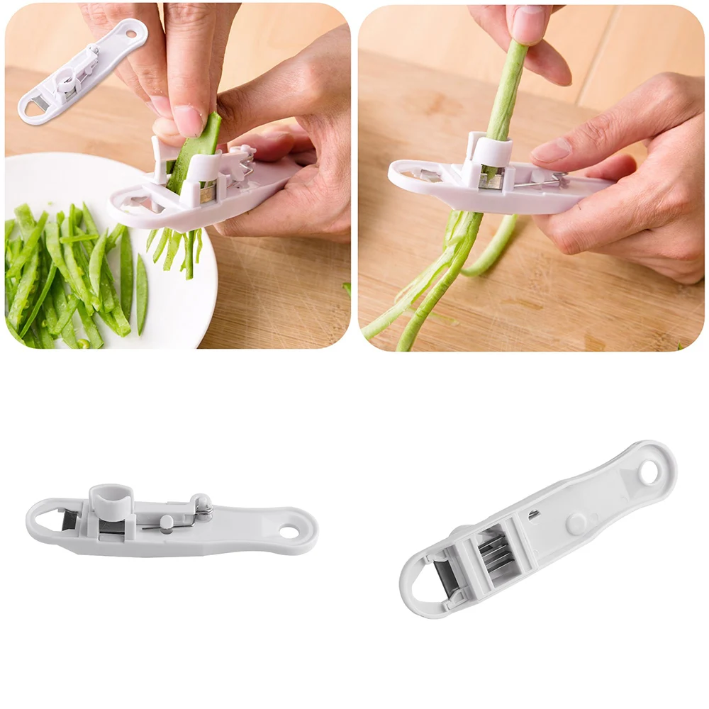 Buy 1PC French Style Plastic Metal Bean Slicer
