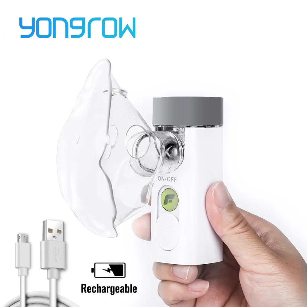 Yongrow الطبية البخاخات المحمولة الربو الاستنشاق رذاذ للأطفال الرعاية الصحية usb قابلة للشحن البسيطة رشاشة محمولة Yongrow الطبية البخاخات المحمولة الربو الاستنشاق رذاذ للأطفال الرعاية الصحية usb قابلة للشحن البسيطة رشاشة محمولة