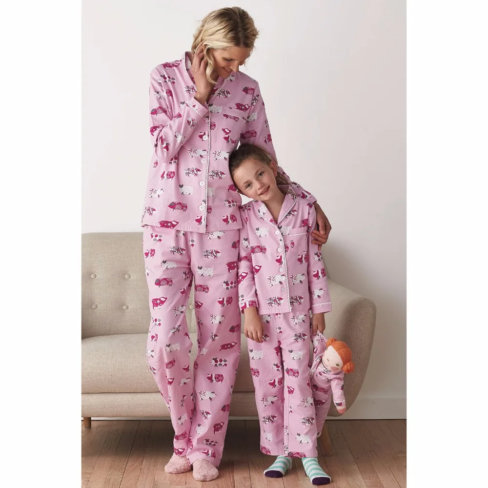 Семейная одежда пижамы для мамы и дочки пижамный комплект одежда для мамы и меня мама дочка подходящая друг к другу одежда для сна Одежда YD