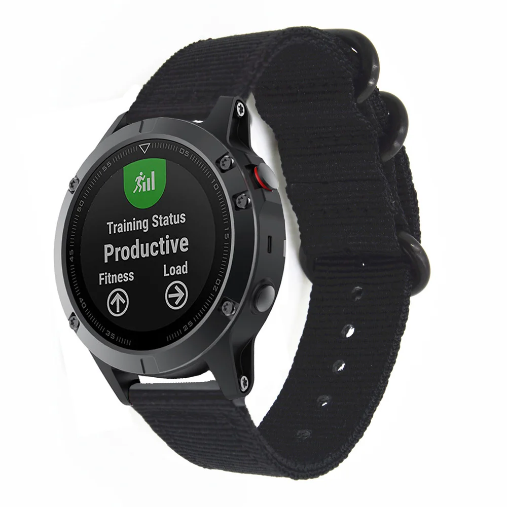 Модный Цветной тканый нейлоновый браслет для Garmin Fenix 5 X5S ремешок часов фитнес