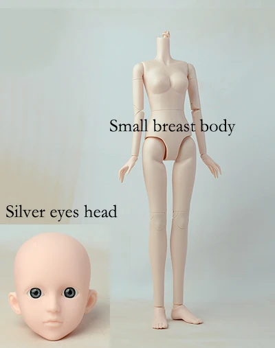 1/4 BJD обнаженные куклы с 3D глазами подвижные суставы тела DIY голова тела куклы аксессуары - Цвет: Set C
