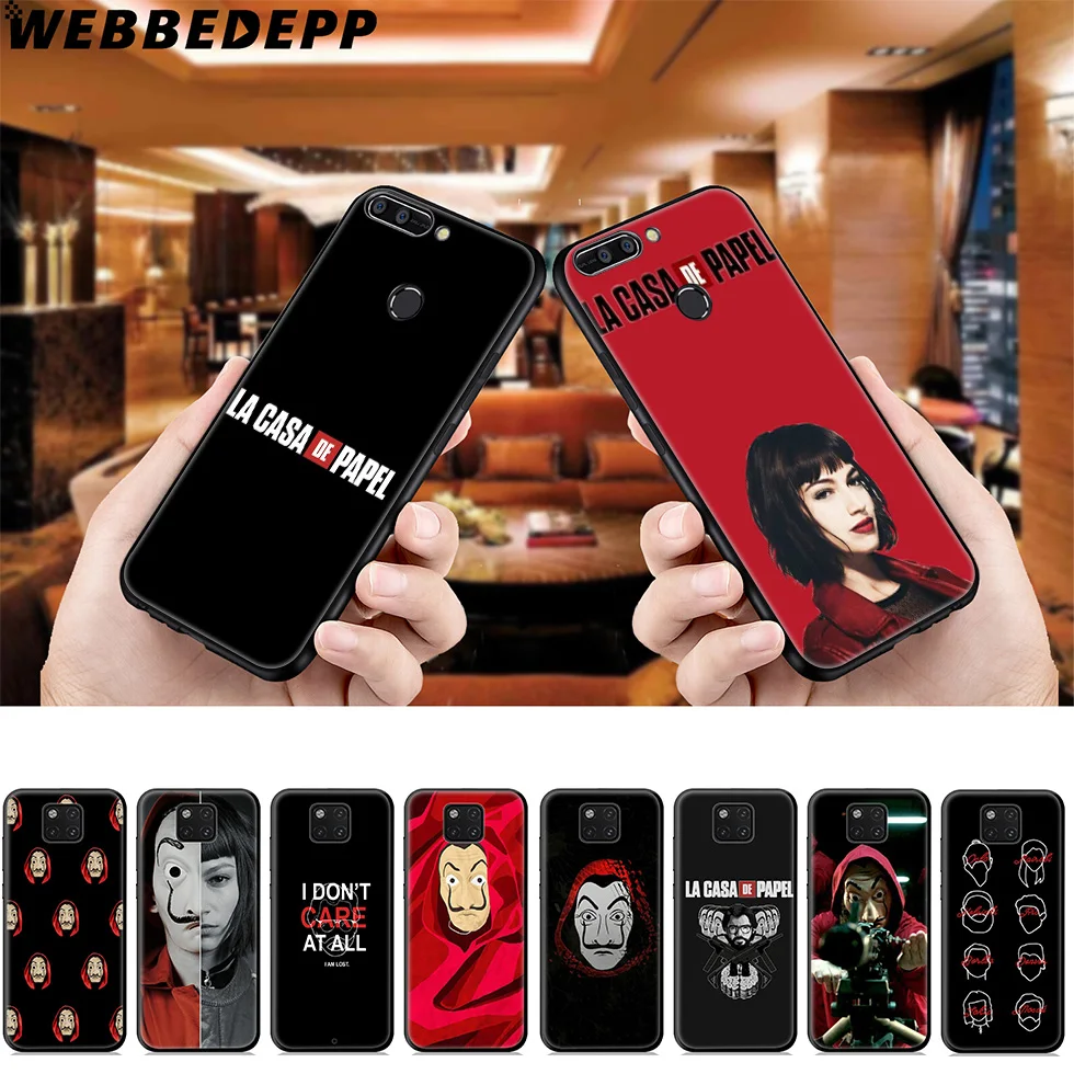 Мягкий чехол Money Heist La Casa De Papel для Huawei Mate Honor 20 6A 7A 7C 7X 8 9 9X 10 View Lite Pro 30 |