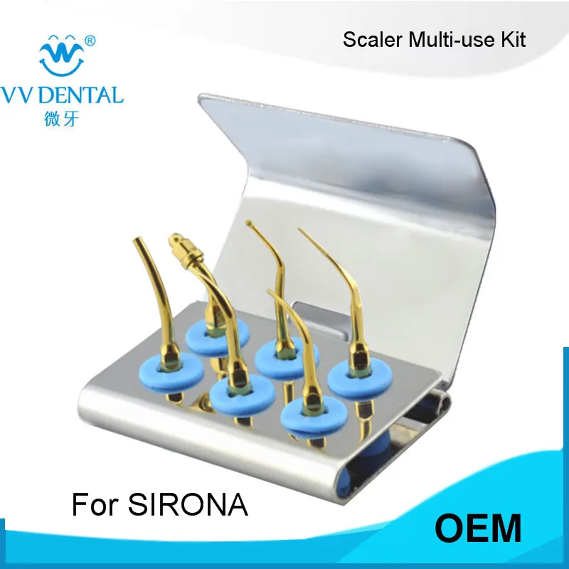 

SMUKG scaler multi use tips kit Satelec SCALING KIT and endo Set E11 and GNATUS hu-friedy DTE dental SCALERS