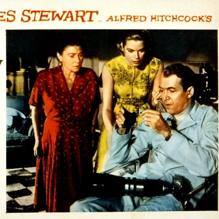 Rear Window Thelma Ritter Grace Kelly James Stewart 1954 Movie Poster Masterprint (14 x 11)