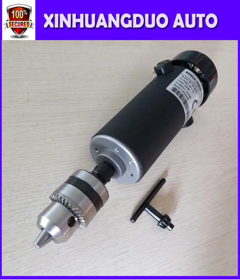 

500W 110VDC Spindle motor ,52mm diameter DC110V 12000rpmEngraving milling grind air-cooling Long mouth tightening 1.5 - 10mm