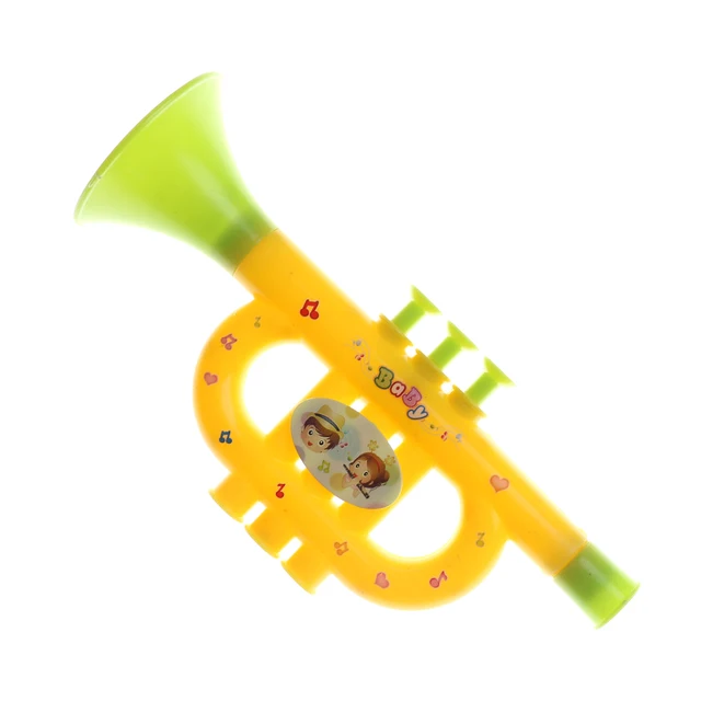 1PC Baby Music Toys Early Education ToyColorful Baby Music Toys Musical Instruments For Kids Trumpet Random Color 4