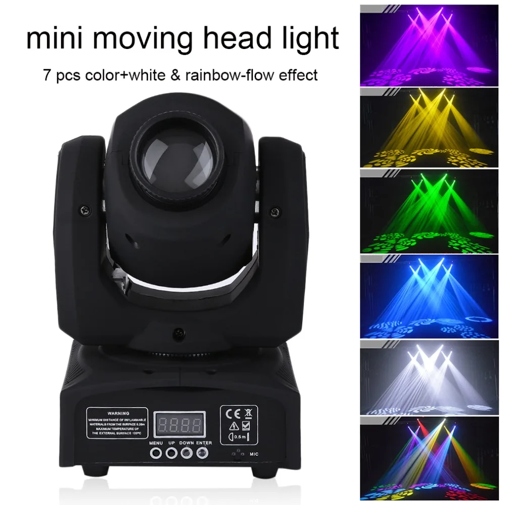 

Mini RGB Stage Moving Light LED Licht DJ Party Projector Lamp Holiday Party Landscape Light Garden Lamp Outdoor Lighting