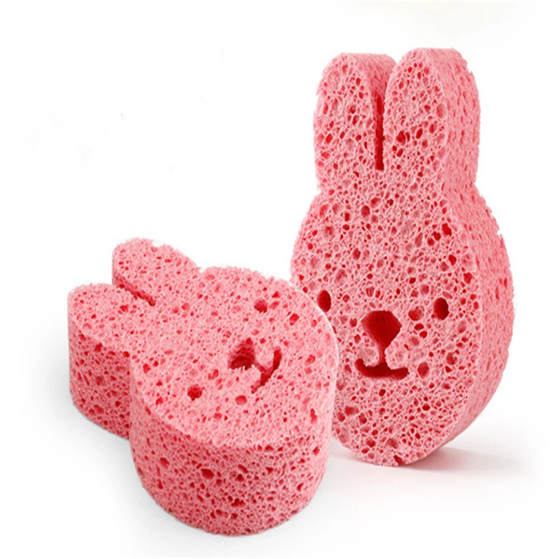 New Loofah Infant Children Body Bath Brushes Shower Cotton Scrub Spa Sponge Cleaning Scrub Soft Baby Bath Sponge for Kids