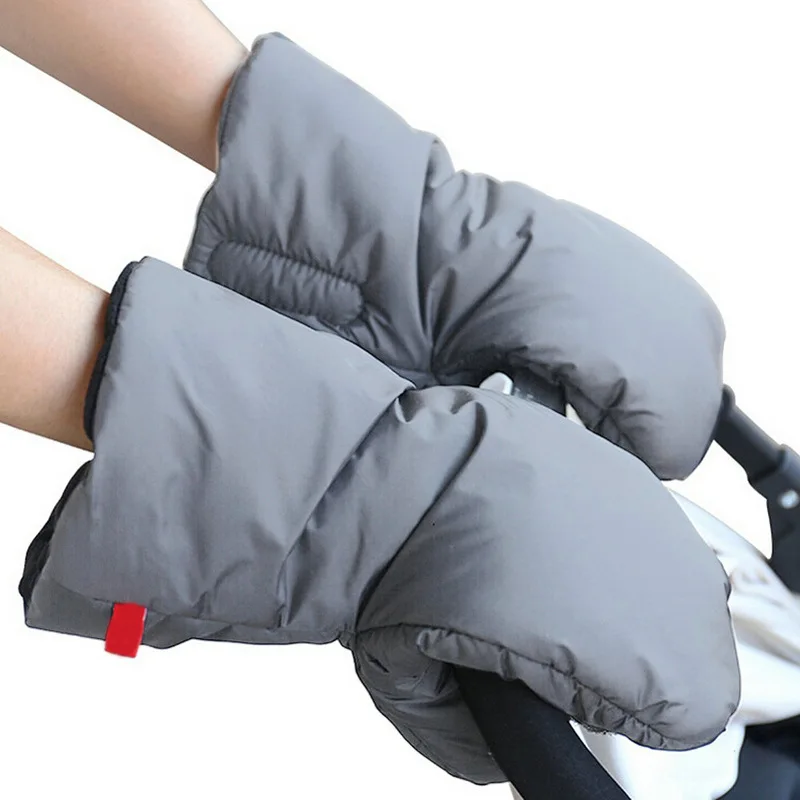 BAAOBAAB TCST003 зимние теплые перчатки антифриз Меховая муфта плюшевые утепленные аксессуары для коляски опционально с карманом для мобильного телефона