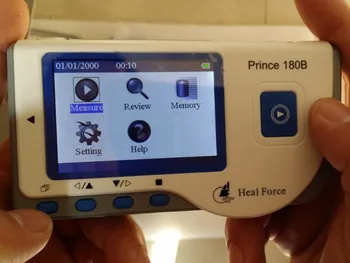 

Portable Household Heart Ecg EKG Heal Force Prince 180B Software USB Handheld Heart Monitor Continuous Measuring Color Screen