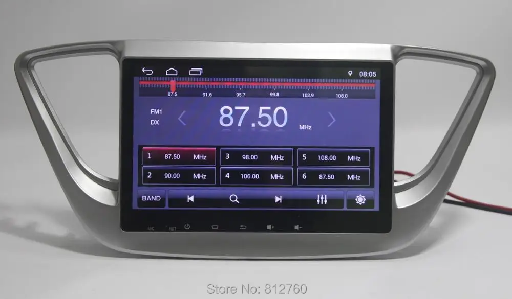 Best Nedehe 2G RAM Quad Core 9 inch Android 8.1 car dvd player GPS navigation Car Radio Stereo for Hyundai Verna Solaris 2017 0