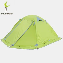 FLYTOP Hiking 2 Person Tents Outdoor Camping Aluminum Rod Double layer Rainproof 4 Season Tourist Tent Camping Equipment FLYTOP Hiking 2 Person Tents Outdoor Camping Aluminum Rod Double layer Rainproof 4 Season Tourist Tent Camping Equipment