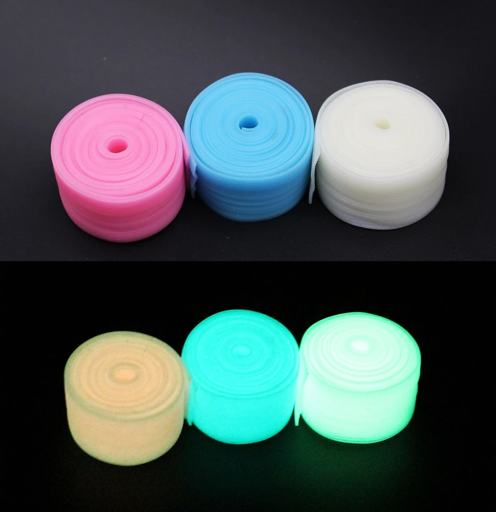 150cm Silicone Skirts 3 Colors Luminous Glow Spinner Bait Squid Rubber Thread 150cm Silicone Skirts 3 Colors Luminous Glow Spinner Bait Squid Rubber Thread