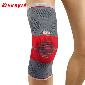 

Kuangmi Silicone Pad Knee Pad Knee Brace Sports Compression Sleeve Support Knee Protector Leg Guard Running Joint Pain Relief